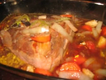 Rezept: Fleisch: Rotwein-Schmorbraten! Bild Nr. 5 Fleisch: Rotwein-Schmorbraten! - Rezept - Bild Nr. 5