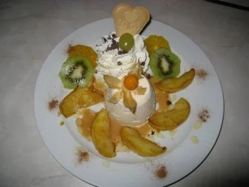 Winterliches  Bratapfelparfait - Rezept