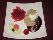 Mokka-Mousse mit Rumsahne - Rezept