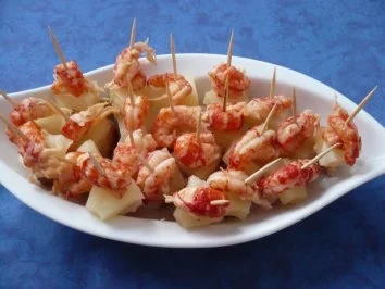 Rezept: Hähnchen - Ananas- Snack Hähnchen - Ananas- Snack - Rezept