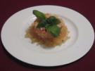 Flusskrebssalat mit Apfelgelee - Rezept