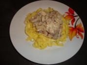 Bandnudeln mit Schweinefilet - Rezept