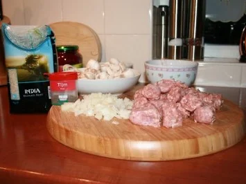 Reisauflauf mit Bratwurst und Pilzen - Rezept - Bild Nr. 2