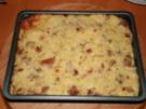 Reisauflauf mit Bratwurst und Pilzen - Rezept