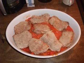 Rezept: Schnitzel-Püree-Auflauf "Mailänder Art" Bild Nr. 3 Schnitzel-Püree-Auflauf "Mailänder Art" - Rezept - Bild Nr. 3