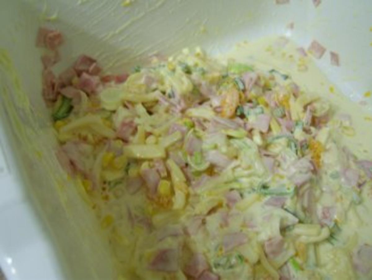 Käse-Lauch-Salat - Rezept