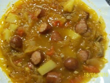 Rezept: Eintopf - deftiger Sauerkrauteintopf Bild Nr. 4 Eintopf - deftiger Sauerkrauteintopf - Rezept - Bild Nr. 4