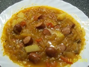 Rezept: Eintopf - deftiger Sauerkrauteintopf Eintopf - deftiger Sauerkrauteintopf - Rezept