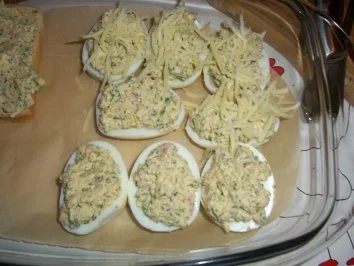 Rezept: Snack...Überbackene Eier mit Pep Bild Nr. 3 Snack...Überbackene Eier mit Pep - Rezept - Bild Nr. 3