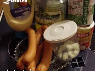 Salat~Fleischsalat aus Reste - Rezept - Bild Nr. 2