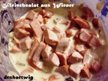 Salat~Fleischsalat aus Reste - Rezept - Bild Nr. 3