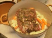 Schweinebraten - German Style Roast Pork - sehr lecker und und ueberall beliebt - Rezept