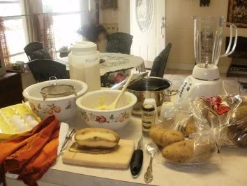 Schweinbraten Knoedel  - Mache sie selber - Meine Uroma hat so gekocht ohne Rezept - Bild eingestellt - Rezept