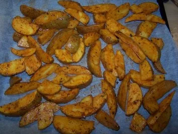 Rezept: Putenschaschlik mit Ofenkartoffeln, WW geeignet Bild Nr. 7 Putenschaschlik mit Ofenkartoffeln, WW geeignet - Rezept - Bild Nr. 7