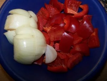 Rezept: Putenschaschlik mit Ofenkartoffeln, WW geeignet Bild Nr. 2 Putenschaschlik mit Ofenkartoffeln, WW geeignet - Rezept - Bild Nr. 2