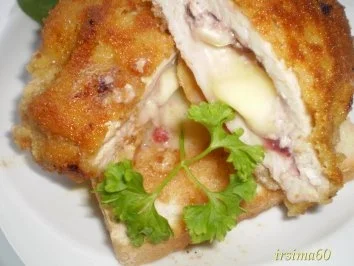 Gefüllte Schweinerückensteaks - Rezept