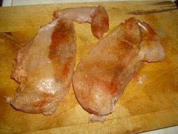 Hähnchenfilets mit pikantem Reis - Rezept - Bild Nr. 5