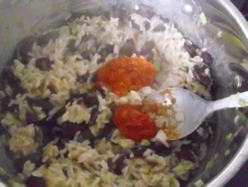 Hähnchenfilets mit pikantem Reis - Rezept - Bild Nr. 6