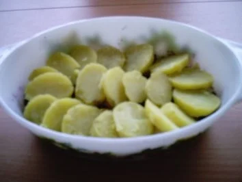 Auflauf:  mit Rotkohl, Hähnchenbrust und Kartoffeln - Rezept - Bild Nr. 4