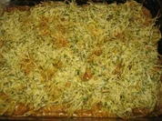 Geschnetzeltes mit Selleriehaube - Rezept