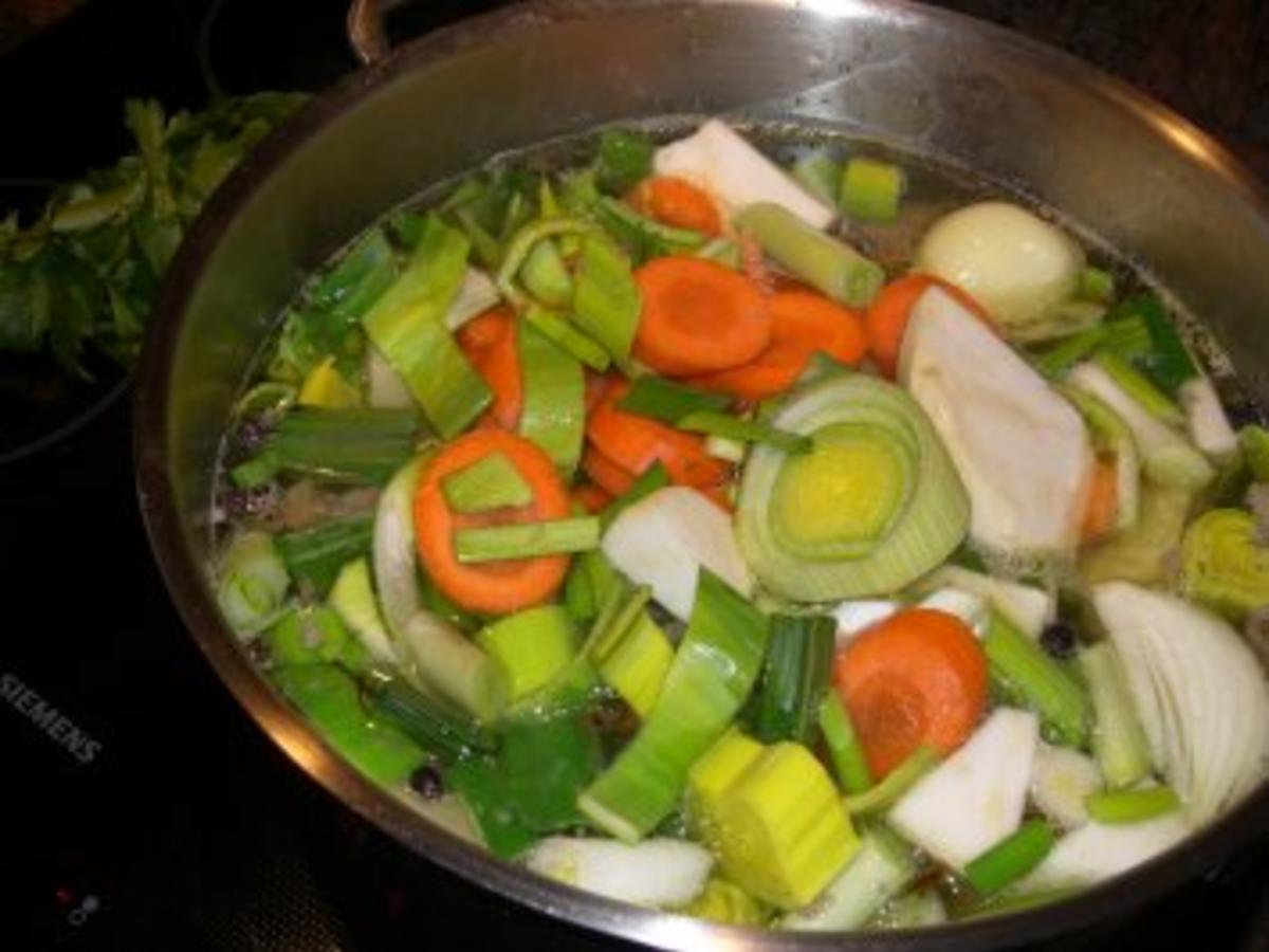 Suppe KLARER RINDERFOND auf Vorrat Rezept kochbar.de