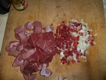 Rezept: Barolofleischtopf mit Fussili und Schwarzwurzelgemüse Bild Nr. 3 Barolofleischtopf mit Fussili und Schwarzwurzelgemüse - Rezept - Bild Nr. 3