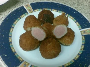 Bratwurstbällchen paniert - Rezept