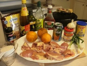 Huhn-Fett arm- schmelzed im Mund- geschmort and barbecued in der Pfanne - Huehnerschenkel - Rezept - Bild Nr. 2