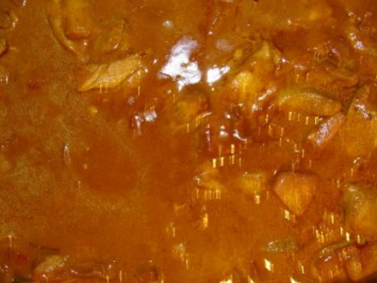 Fleisch : - Schweinefiletstreifen in Currysauce - - Rezept - Bild Nr. 2