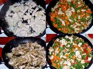 Fleisch-Gemüse-Pfanne mit Basmatireis - Rezept - Bild Nr. 4