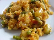 Rezept: Reispfanne nach Andalusische Art Reispfanne nach Andalusische Art - Rezept