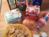 Cannelloni mit Frischkäse-Salami-Füllung und Tomatensoße - Rezept - Bild Nr. 2