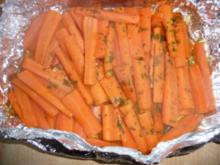Karotten im Alupaket - Rezept