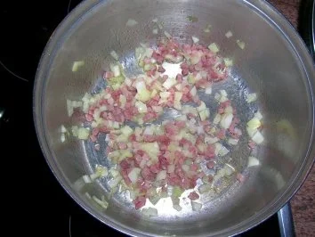 Geräuchertes Schweinefilet im Kartoffelmantel mit Chinakohlgemüse - Rezept - Bild Nr. 5