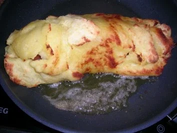 Geräuchertes Schweinefilet im Kartoffelmantel mit Chinakohlgemüse - Rezept - Bild Nr. 3