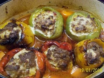 Aus dem Backofen - gefüllte Paprikaschote  ♥ ♥ ♥ - Rezept - Bild Nr. 5