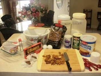 Brownies - Schnell und lecker die Amerikanischen Kinder essen diese warm  mit eiskalter Milch nach der Schule-Mit Bild eingestellt - Rezept - Bild Nr. 2