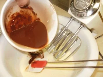 Brownies - Schnell und lecker die Amerikanischen Kinder essen diese warm  mit eiskalter Milch nach der Schule-Mit Bild eingestellt - Rezept - Bild Nr. 3