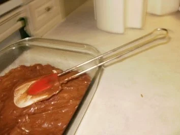 Brownies - Schnell und lecker die Amerikanischen Kinder essen diese warm  mit eiskalter Milch nach der Schule-Mit Bild eingestellt - Rezept - Bild Nr. 4