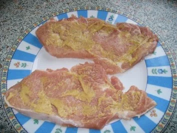 gefüllte Schweinsröllchen, Semmelknödel und Mischgemüse - Rezept - Bild Nr. 4