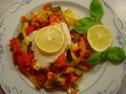 Fisch mediteran... heute "Marlin"... eine seltene Köstlichkeit... - Rezept