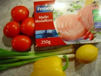 Fisch mediteran... heute "Marlin"... eine seltene Köstlichkeit... - Rezept - Bild Nr. 3