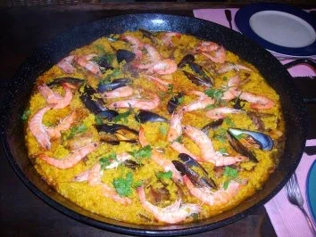 paella pfanne - Rezept