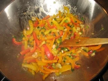 Schweinefilet mit buntem Paprikagemüse - Rezept - Bild Nr. 4