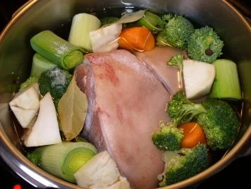 Hausgemachte Sülze auf Rukolasalat - Rezept - Bild Nr. 4