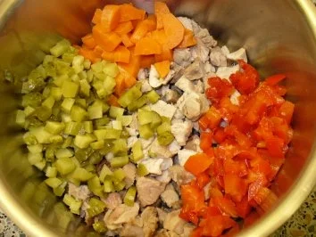 Hausgemachte Sülze auf Rukolasalat - Rezept - Bild Nr. 7