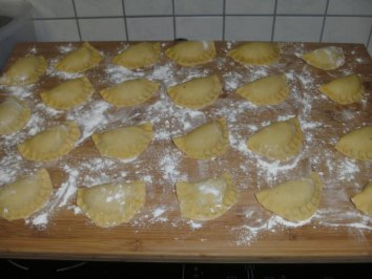 Gefüllte Ravioli...mit Hackfleisch und Zucchini - Rezept - Bild Nr. 7