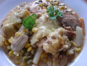 Putenschnitzel im Gemüsebett - Rezept - Bild Nr. 2