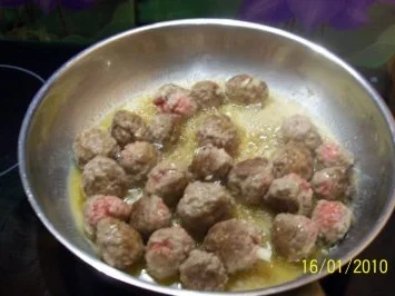 Hackfleischbällchen Gemüsepfanne mit Reis - Rezept - Bild Nr. 2