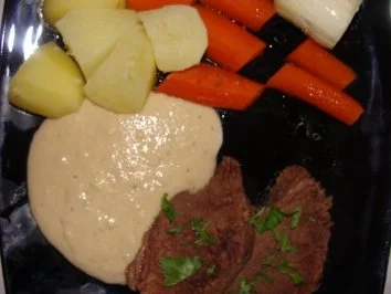 Fleisch : -Mein Tafelspitz mit Meerretichsauce- - Rezept